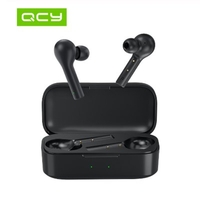 QCY T5 Wireless Bluetooth Headphones V5.0 Touch Control Earphones Stereo HD talking with 380mAh battery charging box
