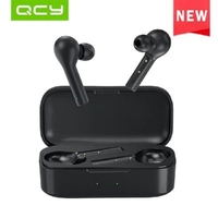 QCY T5S True Wireless Bluetooth Headset Binaural Gaming Bluetooth 5.0 Stereo Headset Running Earbud Touch Control Headphone-Black China