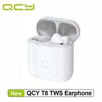 QCY T8 TWS Bluetooth Earphone ENC Noise Reduction Wireless Earbuds HiFi Stereo Touch Control Type-C Charging Earphone From Xiaomi Youpin