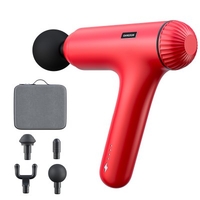 Quiet Professional Handheld Electric Body Percussion Massager Sports Drill with 4 Heads Helps Relieve Muscle Soreness and Stiffness