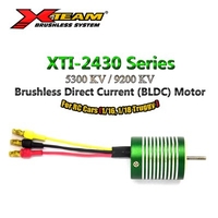 X-TEAM 2430 Series 5300 9200KV Brushless Motor BLDC Motor Electro-motor for Remote-Control RC Cars 1-16 1-18 Truggy Replacement Spare-Part