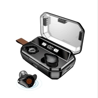 X12 Bluetooth Earphones TWS Wireless Bluetooth Headset 8000mAh Breathing Light Smart Touch Voice Control Waterproof Bath Swimming Headphones