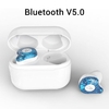 X12pro Fashion Color TWS 3D Stereo Sound New V5.0 Bluetooth Earphone E12 Invisible True Wireless Waterproof Sport Earbuds