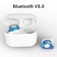 X12pro Fashion Color TWS 3D Stereo Sound New V5.0 Bluetooth Earphone E12 Invisible True Wireless Waterproof Sport Earbuds