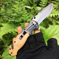 X50 Outdoor Wilderness Survival Folding Knife Self-defense Military Blade Open Sharp Multifunction Pocketknife