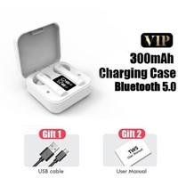 X9 LED Wireless Bluetooth 5.0 Sports Business Headphones Sports Headphones With Two Touch Controls And Noise Reduction Function