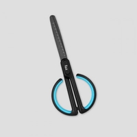 XIAOMI Fizz Teflon Scissors Scale Mark Safe Rounded Cutter Head Fluorine Coating Process Office Stationery Scissors