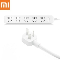 Xiaomi Mi 5 Power Sockets Power Strip Plug Electrical Power Adapter Independent Safety Door with Nonslip Mat