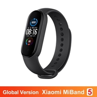 Xiaomi Mi Band 5 Smart Bracelet 4 Color 1.1inch AMOLED Screen Miband 5 Heart Rate Fitness Tracker Bluetooth Waterproof Smartband