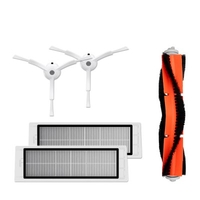 XIAOMI MI Robot Vacuum Part Pack Side Brush X2PC HEPA Filter X2PC Main Brush X1PC Cleaning Tool X1PC