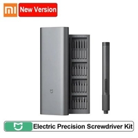 Xiaomi Mijia Electric Precision Screwdriver Kit 24 in 1 Single Wheel Torque Control Type-C Rechargeable Magnetic Aluminum Case Box