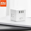 Xiaomi Mijia Magic Cube Converter 3 USB Ports Fast Charger Power Strip Adapter Socket - Cordless Version