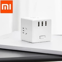 Xiaomi Mijia Magic Cube Converter 3 USB Ports Fast Charger Power Strip Adapter Socket - Cordless Version