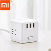 Xiaomi Mijia Magic Cube Converter 3 USB Ports Fast Charger Power Strip Adapter Socket - Wired Version