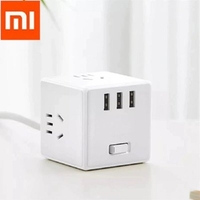 Xiaomi Mijia Magic Cube Converter 3 USB Ports Fast Charger Power Strip Adapter Socket - Wired Version
