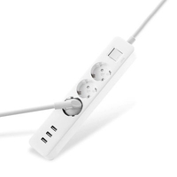 Xiaomi NRB4030GL Power Strip 3 Standard EU Sockets 3 USB Ports Fast Charge 750â Flame Resistance