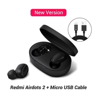 Xiaomi Redmi Airdots 2 Bluetooth Earphones Upgrade Version Mi True Wireless Headphones Bluetooth 5.0 TWS Wireless Earbuds