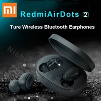 Xiaomi Redmi AirDots 2 True Bluetooth Wireless Earphone Bluetooth 5.0 with Charging Box 4.1g Fast Connection Handsfree headphones
