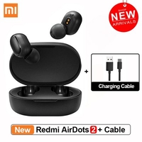 Xiaomi Redmi AirDots 2 TWS Wireless Stereo Bluetooth 5.0 Earphone Noise Reduction Handsfree AI Voice Control Airdots Generation