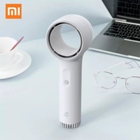 Xiaomi USB Rechargeable Mini Handheld fan Bladeless Fan Bladeless Safety Strong Wind Low Noise Portable Handheld leafless Fans-White China