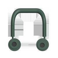 Xiaomi VH USB Portable Mini Fan Hands-Free Hanging Leafless Rechargeable Dual Fan Rotate Sports Mute Mini Air Cooler