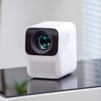 Xiaomi Wanbo LCD Mini Projector T2 Free LED 150ANSI Vertical Keystone Correction Support 1080P Multimedia TV Home Theater White