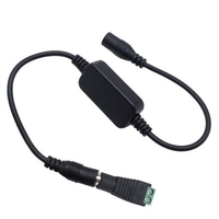 ZDM 1-2 Pack Mini LED Touch Dimmer Switch DC 12V-36V 2A with DC Female Barrel Connector to Screw Adapter for Single Color LED Strip Light LED Lamp