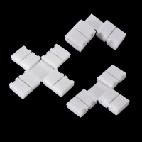 ZDM 2 Pin 10MM 3 Shape FPC Connector for 5050 / 5730 Single Color LED Strip Light Connection