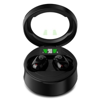 ZXQ F2 Wireless Bluetooth Earbuds Headphone Mini Digital Display Charging Chamber In-Ear Stereo TWS Sports Earphone Headset