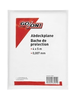 Abdeckplane,  4x5m,  transparent