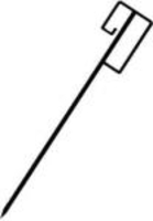 Absperrhalter geschlossene Ausführung 1250 x 14 mm