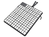 Abstreifgitter aus recyceltem Material,  anthrazit
