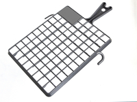 Abstreifgitter aus recyceltem Material,  anthrazit