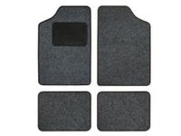 Autoteppich-Set anthrazit/schwarz
