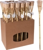 Bambusfackel mit Windlicht,  citronella