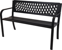 Bank 2-Sitzer,  Stahl Pulverbeschichtet