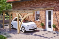 Carport Eifel mit Bogen 300 x 541cm 