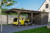 Carport Emsland m. Abstellraum 