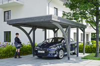 Carport Friesland Set mit 2 Einfahrtsbögen 