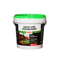 Dach- und Sockelfarbe ziegelrot