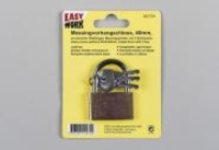 Easy Work Messingvorhangschloss,  40mm,  verchromter Stahlbügel