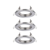 Einbauleuchte 3er-Set starr rund 80mm max. 3x10W