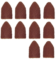 Ersatzschleifkappen,  9 mm,  Korn 80 und K orn 150,  je 5 Stück