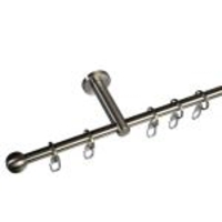 Gardinenstange Round 12 mm Stilgarnitur aus Edelstahl - Gardinenstange Round 12 mm Stilgarnitur aus Edelstahl