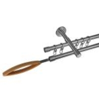 Gardinenstange Skagen 16 mm Stilgarnitur aus Edelstahl - Gardinenstange Skagen 16 mm Stilgarnitur aus Edelstahl