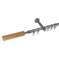 Gardinenstange Thisted 16 mm Stilgarnitur aus Edelstahl - Gardinenstange Thisted 16 mm Stilgarnitur aus Edelstahl