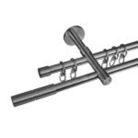 Gardinenstange Zylinder 16 mm Stilgarnitur aus Edelstahl - Gardinenstange Zylinder 16 mm Stilgarnitur aus Edelstahl