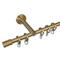 Gardinenstange Zylinder mit Rille 16 mm Stilgarnitur Innenlauf - Gardinenstange Zylinder mit Rille 16 mm Stilgarnitur Innenlauf