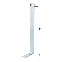 Gardinenwinkel mit Langloch disp. 