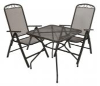 Garnitur 3-teilig,  Streckmetall